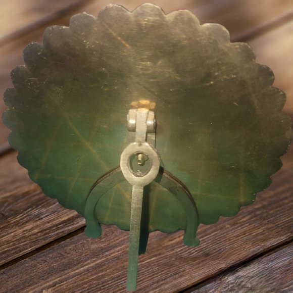 Vintage 1963 Desk Stand Brass 40 Year Perpetual Calendar - 1963 to 2002 - Picture 3 of 3